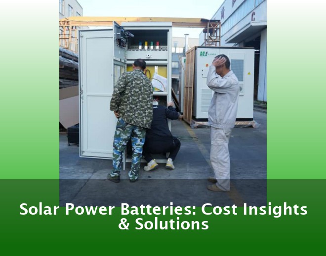 Solar Power Batteries: Cost Insights & Solutions